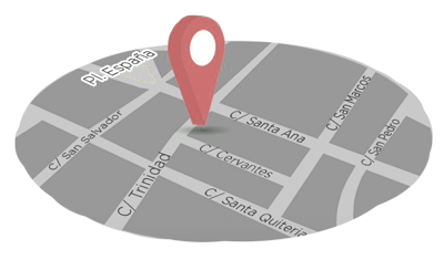 Mapa ubicación clínica Cabrera almassora
